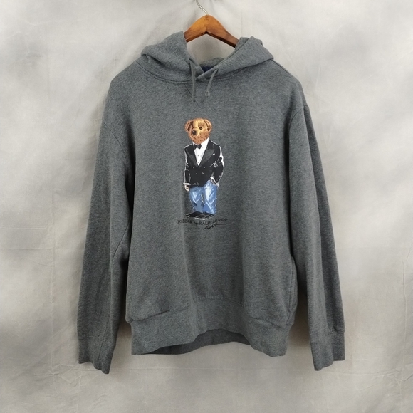 Gray Graphic Hoodie - Picture 1 of 8